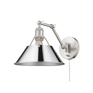 Golden Lighting 3306-A1W Orwell 1 Light Articulating Wall Sconce - Crescent Harbor