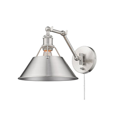 Golden Lighting 3306-A1W Orwell 1 Light Articulating Wall Sconce - Crescent Harbor