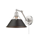 Golden Lighting 3306-A1W Orwell 1 Light Articulating Wall Sconce - Crescent Harbor
