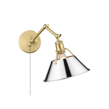 Golden Lighting 3306-A1W Orwell 1 Light Articulating Wall Sconce - Crescent Harbor