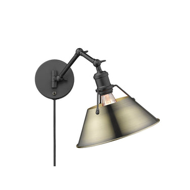Golden Lighting 3306-A1W Orwell 1 Light Articulating Wall Sconce - Crescent Harbor