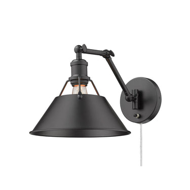 Golden Lighting 3306-A1W Orwell 1 Light Articulating Wall Sconce - Crescent Harbor