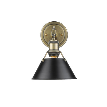 Golden Lighting 3306-BA1 Orwell 1 Light Bath Vanity - Crescent Harbor