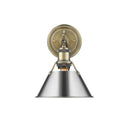 Golden Lighting 3306-BA1 Orwell 1 Light Bath Vanity - Crescent Harbor