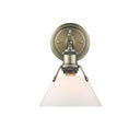 Golden Lighting 3306-BA1 Orwell 1 Light Bath Vanity - Crescent Harbor