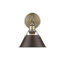 Golden Lighting 3306-BA1 Orwell 1 Light Bath Vanity - Crescent Harbor