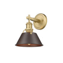 Golden Lighting 3306-BA1 Orwell 1 Light Bath Vanity - Crescent Harbor