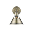 Golden Lighting 3306-BA1 Orwell 1 Light Bath Vanity - Crescent Harbor