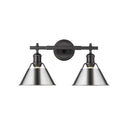 Golden Lighting 3306-BA2 2 Light Bath Vanity - Crescent Harbor