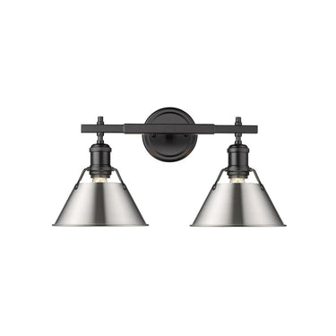 Golden Lighting 3306-BA2 2 Light Bath Vanity - Crescent Harbor