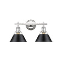Golden Lighting 3306-BA2 2 Light Bath Vanity - Crescent Harbor