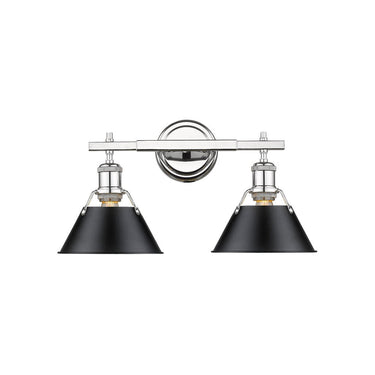 Golden Lighting 3306-BA2 2 Light Bath Vanity - Crescent Harbor