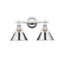 Golden Lighting 3306-BA2 2 Light Bath Vanity - Crescent Harbor
