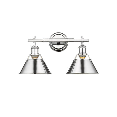 Golden Lighting 3306-BA2 2 Light Bath Vanity - Crescent Harbor