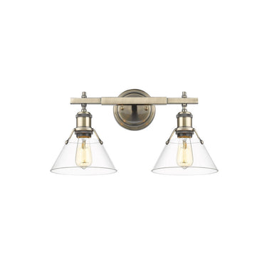 Golden Lighting 3306-BA2 2 Light Bath Vanity - Crescent Harbor