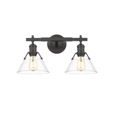 Golden Lighting 3306-BA2 2 Light Bath Vanity - Crescent Harbor