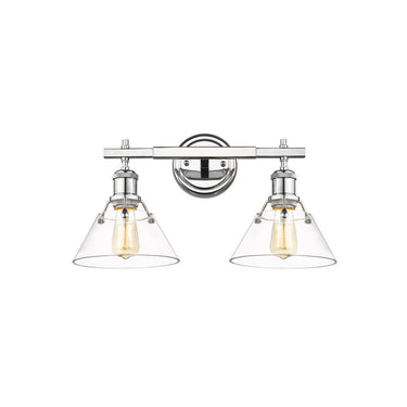 Golden Lighting 3306-BA2 2 Light Bath Vanity - Crescent Harbor