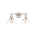 Golden Lighting 3306-BA2 2 Light Bath Vanity - Crescent Harbor