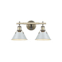 Golden Lighting 3306-BA2 2 Light Bath Vanity - Crescent Harbor