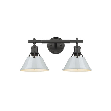 Golden Lighting 3306-BA2 2 Light Bath Vanity - Crescent Harbor