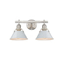 Golden Lighting 3306-BA2 2 Light Bath Vanity - Crescent Harbor