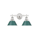 Golden Lighting 3306-BA2 2 Light Bath Vanity - Crescent Harbor