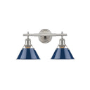 Golden Lighting 3306-BA2 2 Light Bath Vanity - Crescent Harbor