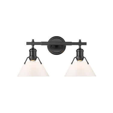 Golden Lighting 3306-BA2 2 Light Bath Vanity - Crescent Harbor