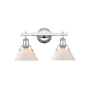Golden Lighting 3306-BA2 2 Light Bath Vanity - Crescent Harbor