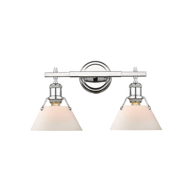 Golden Lighting 3306-BA2 2 Light Bath Vanity - Crescent Harbor