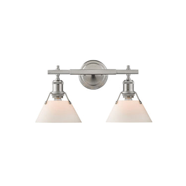 Golden Lighting 3306-BA2 2 Light Bath Vanity - Crescent Harbor