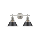 Golden Lighting 3306-BA2 2 Light Bath Vanity - Crescent Harbor