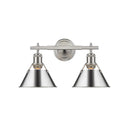 Golden Lighting 3306-BA2 2 Light Bath Vanity - Crescent Harbor