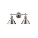 Golden Lighting 3306-BA2 2 Light Bath Vanity - Crescent Harbor