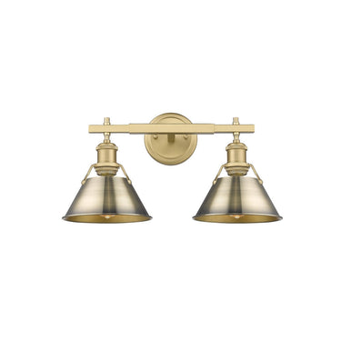 Golden Lighting 3306-BA2 2 Light Bath Vanity - Crescent Harbor