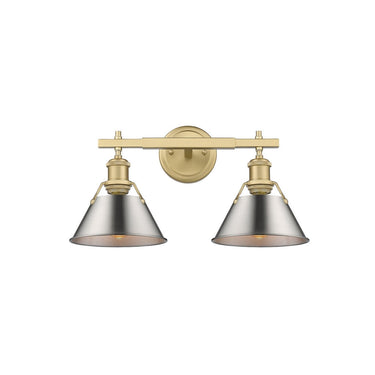 Golden Lighting 3306-BA2 2 Light Bath Vanity - Crescent Harbor