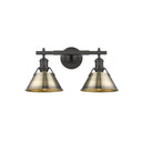 Golden Lighting 3306-BA2 2 Light Bath Vanity - Crescent Harbor