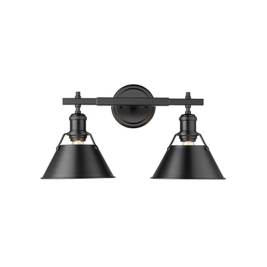 Golden Lighting 3306-BA2 2 Light Bath Vanity - Crescent Harbor