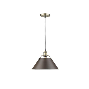 Golden Lighting 3306-L Orwell 14" - 1 Light Pendant - Crescent Harbor