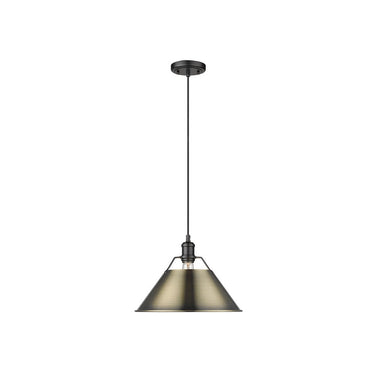 Golden Lighting 3306-L Orwell 14" - 1 Light Pendant - Crescent Harbor