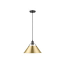 Golden Lighting 3306-L Orwell 14" - 1 Light Pendant - Crescent Harbor