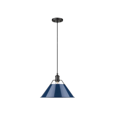 Golden Lighting 3306-L Orwell 14" - 1 Light Pendant - Crescent Harbor