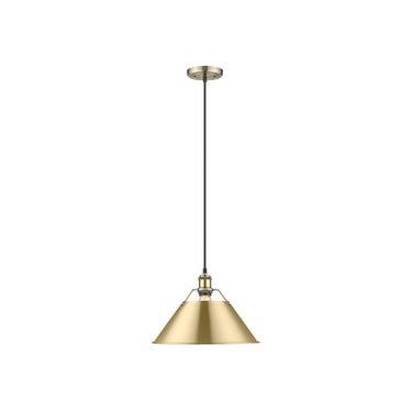 Golden Lighting 3306-L Orwell 14" - 1 Light Pendant - Crescent Harbor