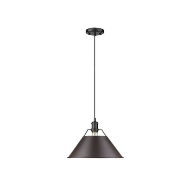 Golden Lighting 3306-L Orwell 14" - 1 Light Pendant - Crescent Harbor