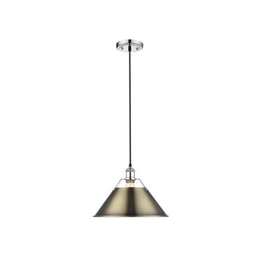 Golden Lighting 3306-L Orwell 14" - 1 Light Pendant - Crescent Harbor