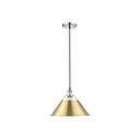 Golden Lighting 3306-L Orwell 14" - 1 Light Pendant - Crescent Harbor