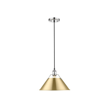 Golden Lighting 3306-L Orwell 14" - 1 Light Pendant - Crescent Harbor