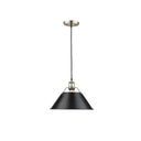 Golden Lighting 3306-L Orwell 14" - 1 Light Pendant - Crescent Harbor