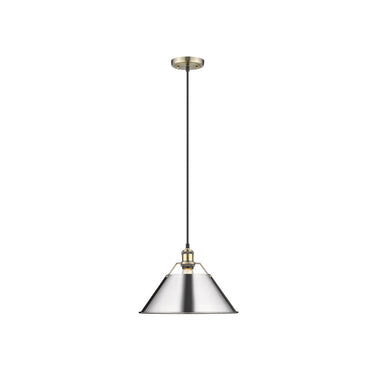Golden Lighting 3306-L Orwell 14" - 1 Light Pendant - Crescent Harbor