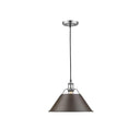 Golden Lighting 3306-L Orwell 14" - 1 Light Pendant - Crescent Harbor
